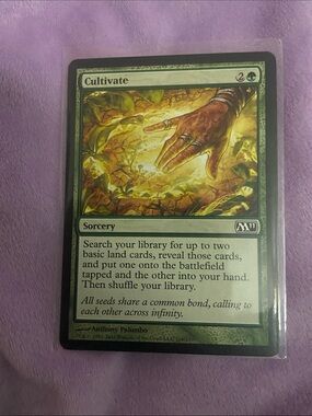 Magic: The Gathering — Cultivate (Green) M11 Sorcery Card
